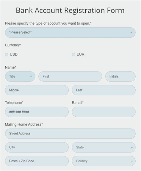 Account Registration